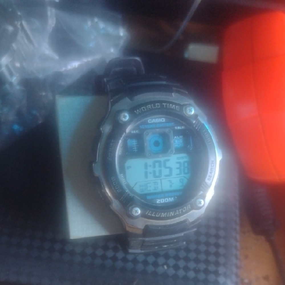 Casio Black Watch with Sporty Design